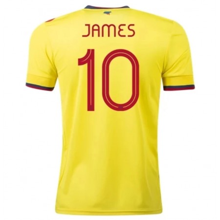 Fußballtrikots Kolumbien James 10 Heim Trikotsatz 2021